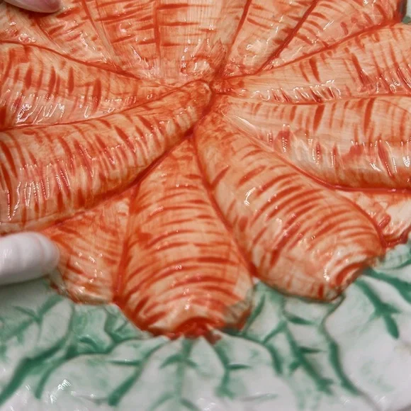 Vintage Palm Tree Company Bunny Carrot Plate Easter Spring Made in Taiwan - Picture 10 of 16